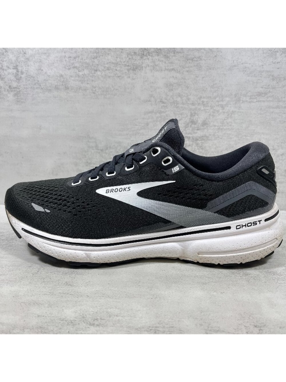 Brooks Ghost 15 Running Shoes - Women's Size 7.5 - Black